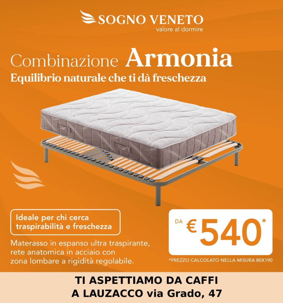 PROMO MATERASSI CAFFI UDINE DORMIRE BENE