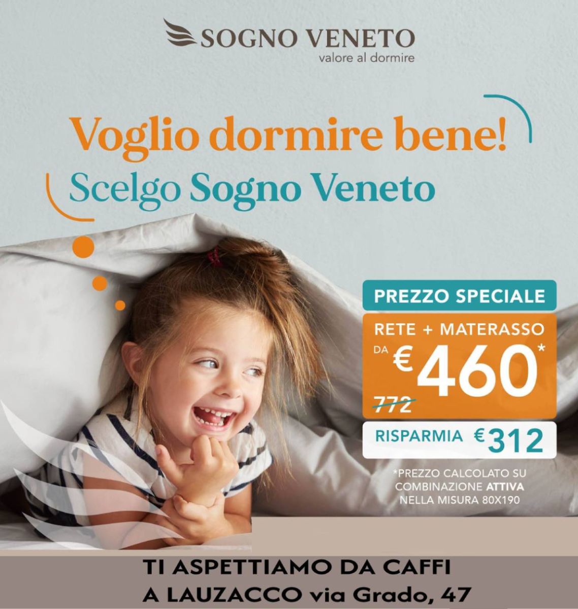 PROMO CAFFI MATERASSI SOGNO VENETO
